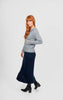 Sophie Panelled Flared Skirt - Ink
