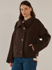 Prue Pea Coat - Chocolate