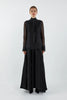 Iris Bell Sleeve Shirt - Black