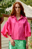 Puff Riders Top - Hot Pink
