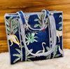 Tropical Tote Bag - Navy