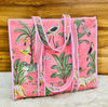 Tropical Tote Bag - Coral