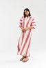 Blythe Dress - Poppy Papaya Stripe