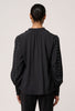 Marcela Pearl Embellished Shirt - Black