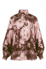 High Society Blouse - Pink/Brown