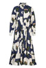 Sun & The Swoon Dress - Navy Blooms