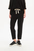 Barrel Leg Lounge Pant - Black