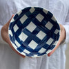 Noss and Co Small Bowl - Navy Gingham
