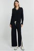 Makenna Polo Sweater - Black