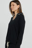 Makenna Polo Sweater - Black
