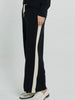 Makenna Knit Pant - Black/ Cream