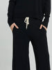 Makenna Knit Pant - Black/ Cream