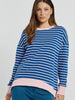 Tide Sweatshirt - Blue/Pink Stripe