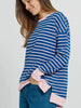 Tide Sweatshirt - Blue/Pink Stripe