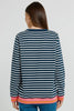Tyra Sweat - Navy/White Stripe