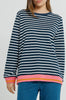 Tyra Sweat - Navy/White Stripe
