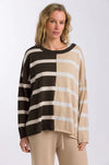 Hinterland Stripe Pullover - Sable Combo