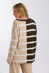 Hinterland Stripe Pullover - Sable Combo