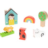 Petit Collage At Home Wooden Puzzle & Play