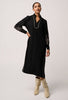 Edith embroidered Column Dress - Black