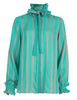 Pretty Tied Up Blouse - Candy Stripe