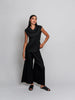 Simply Pleat Swing Pant - Black