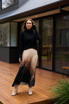 Alias Pleated Skirt - Calligraphy