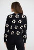 Flower Knit - Black/Natural