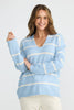 Hallie Knit - Blue Stripe