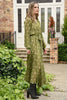 Blurred Lines Dress - Pink/Green Spots