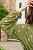 Blurred Lines Dress - Pink/Green Spots