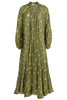 Blurred Lines Dress - Pink/Green Spots