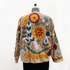 Velvet Embroidery Sujani Jacket - Tan