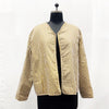 Velvet Embroidery Sujani Jacket - Tan