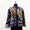 Velvet Embroidery Sujani Jacket - Navy