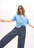 Muhle Denim Barrel Pant - Dark Wash