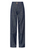 Muhle Denim Barrel Pant - Dark Wash