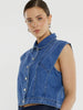 Christian Denim Vest