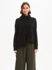 Roll Hem Pocket Knit - Black