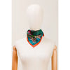 Silk Scarf - Forgotten Temple Green