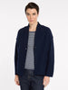 Boiled Wool Jacket - Navy