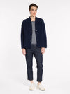 Boiled Wool Jacket - Navy