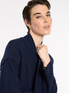 Boiled Wool Jacket - Navy