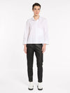 Topstitched Shirt - White