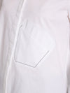 Topstitched Shirt - White