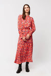 Beka Dress - Coral Geo