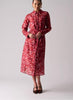 Pipe Up Shirt Dress - Winter Blooms