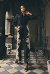 Sevilla Lace Detail Shirt - Onyx