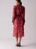 Pipe Up Shirt Dress - Winter Blooms