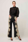 Sevilla Lace Detail Shirt - Onyx